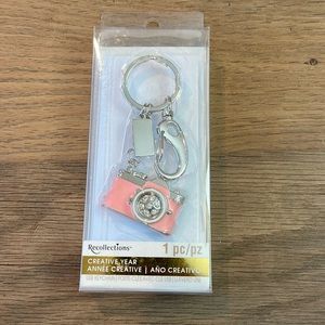 Key Ring with Camera Charm